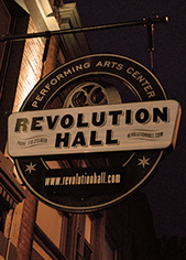 Revolution Hall Outside Sign