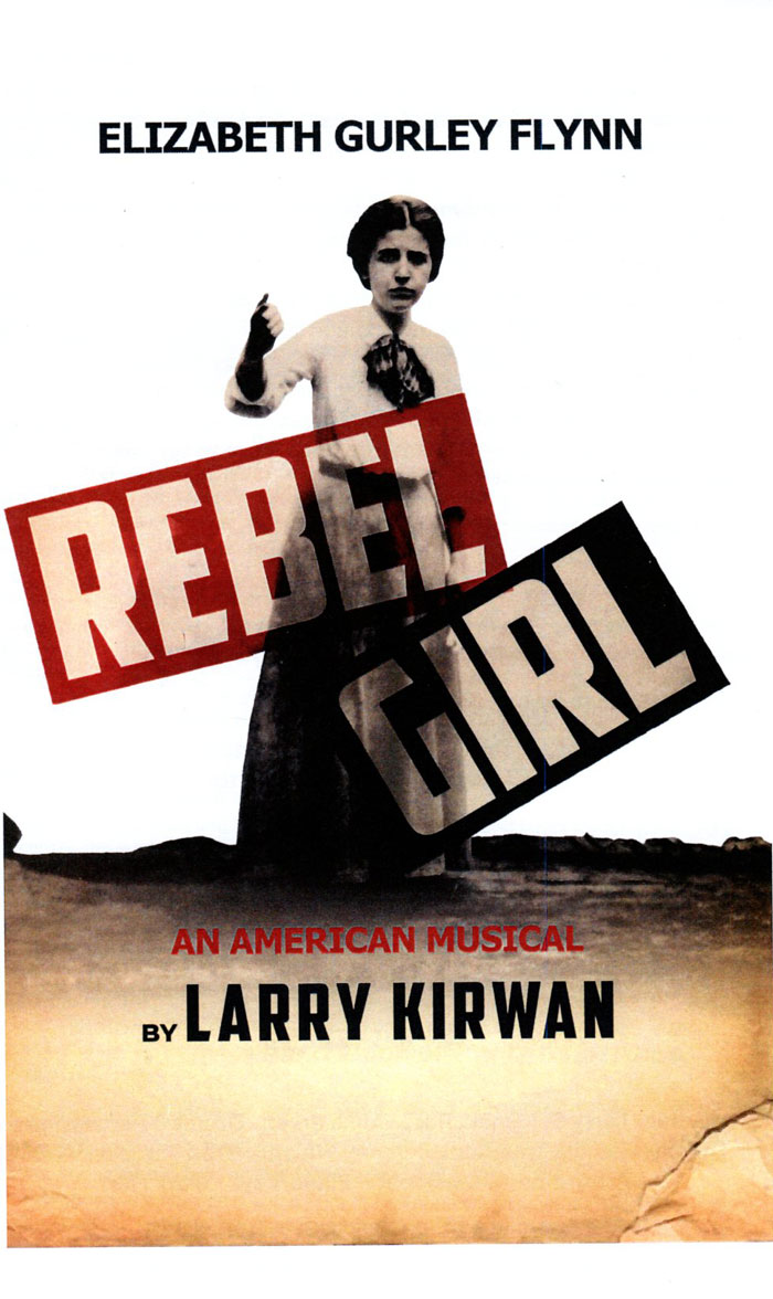 Rebel Girl program for reading at NBPAC, Arthur Laurents Theatre in New Brunswick NJ on 9/27/25