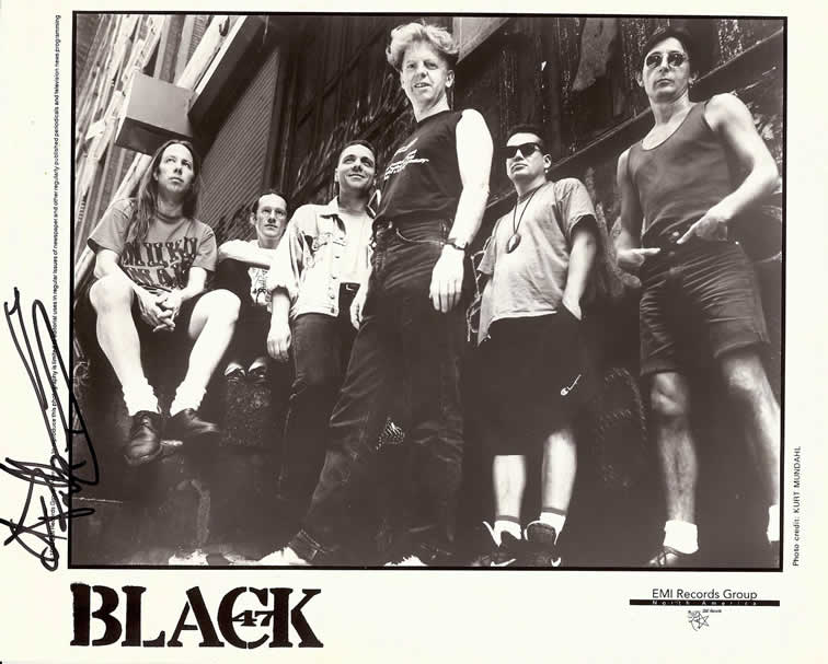 1992 EMI Records  Black 47 Photo Shoot