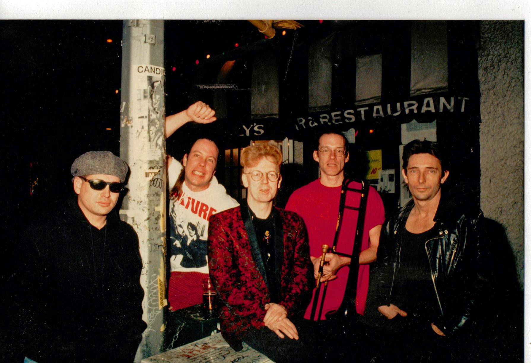 Black 47 outside Paddy Reilly's circa 1997
