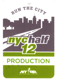 3/18/2012 New York City Half Marathon NYC at 10:00 am