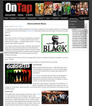 3/22/2014 OnTap Magazine ShamrockFest Mania