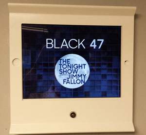 3/17/2014 Dressing room for The Tonight Show with Jimmy Fallon