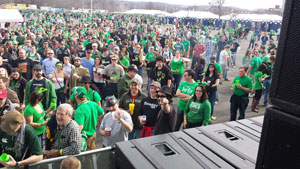 3/22/2014 Washington, DC ShamrockFest Zac gets the crowd going