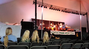 5/26/2014 Oak Forest, IL Chicago Gaelic Park Irish Fest The Gothard Sisters watching The Screaming Orphans