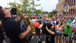 8/1/2014 Queens NYC Citi Field Mets Plaza Celtic Rocker