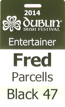 8/2/2014 Dublin, OH Dublin Irish Festival Back stage pass