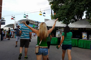 8/16/2014 Milwaukee, WI Milwaukee Irish Festival Going to the Leinie's Stage