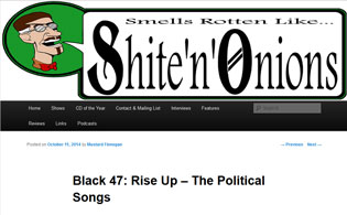 10/11/2014 Black 47: Rise Up – The Political Songs | Shite'n'Onions