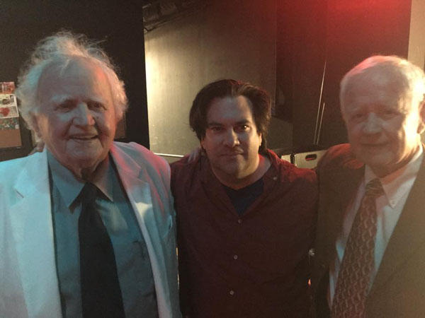 Malachy McCourt John Rokosny Alphie McCourt at Sheen Center Loreto Theater Celebrating the 20th Anniversary of Angela's Ashes Hosted by Joseph O'Connor Sunday, June 26, 2016