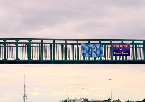 overpass near RTE in Dublin