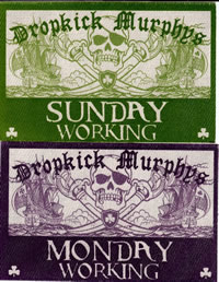 Dropkick Murphys backstage pass House of Blues Boston